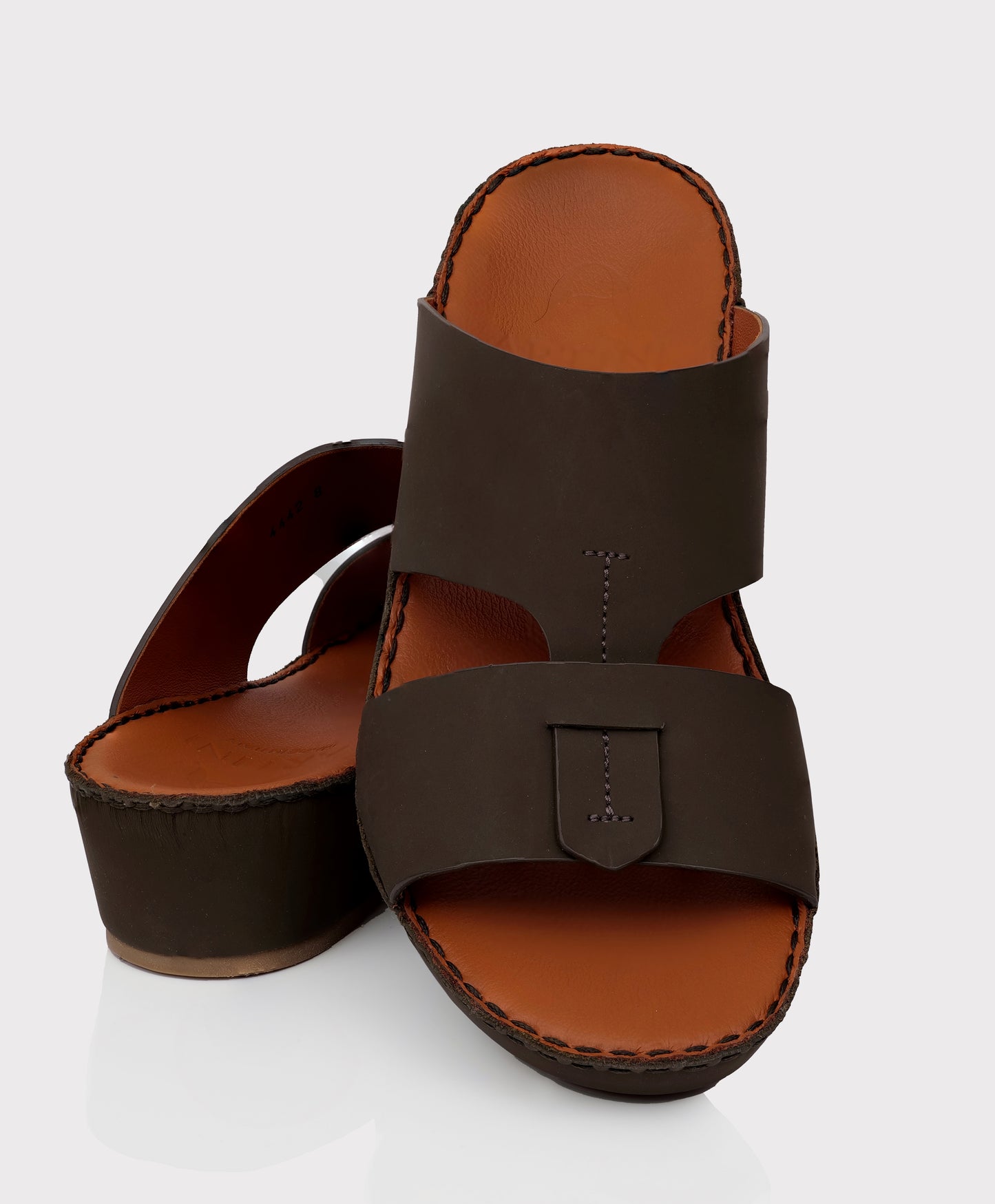 Men's Luxury Artin Slippers Italian Gomato Leather | AMB16