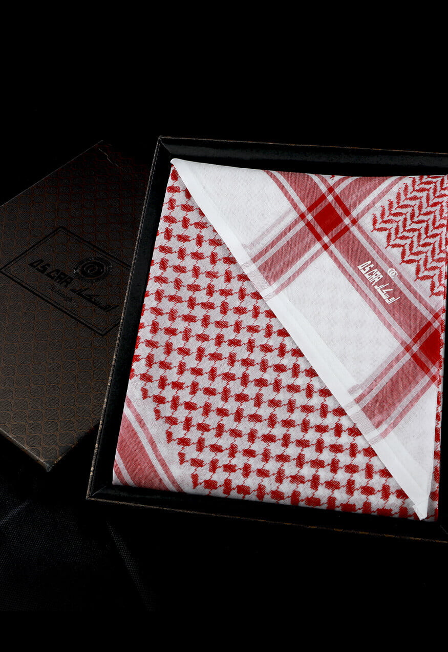 Oscar Shemagh Red Super Deluxe SR120