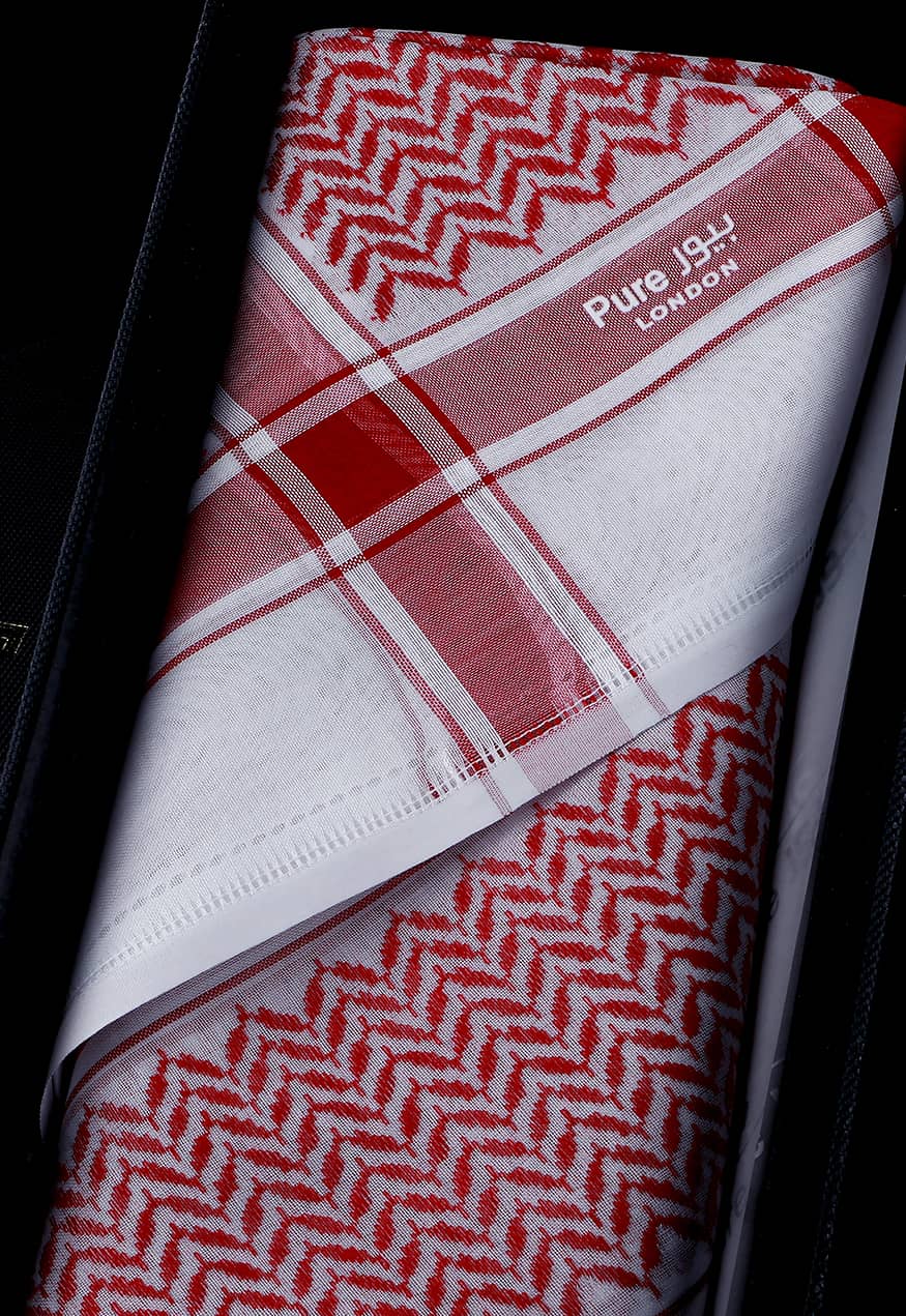 Super Deluxe Pure Red Shemagh 192