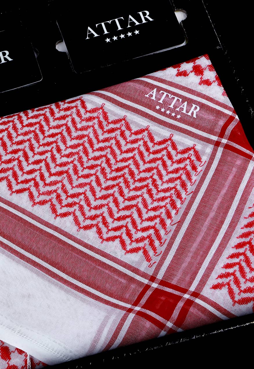 Attar Shemagh Red Super Deluxe R16