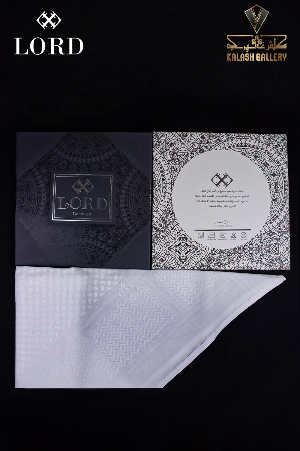 Lord Deluxe White Shemagh - 186