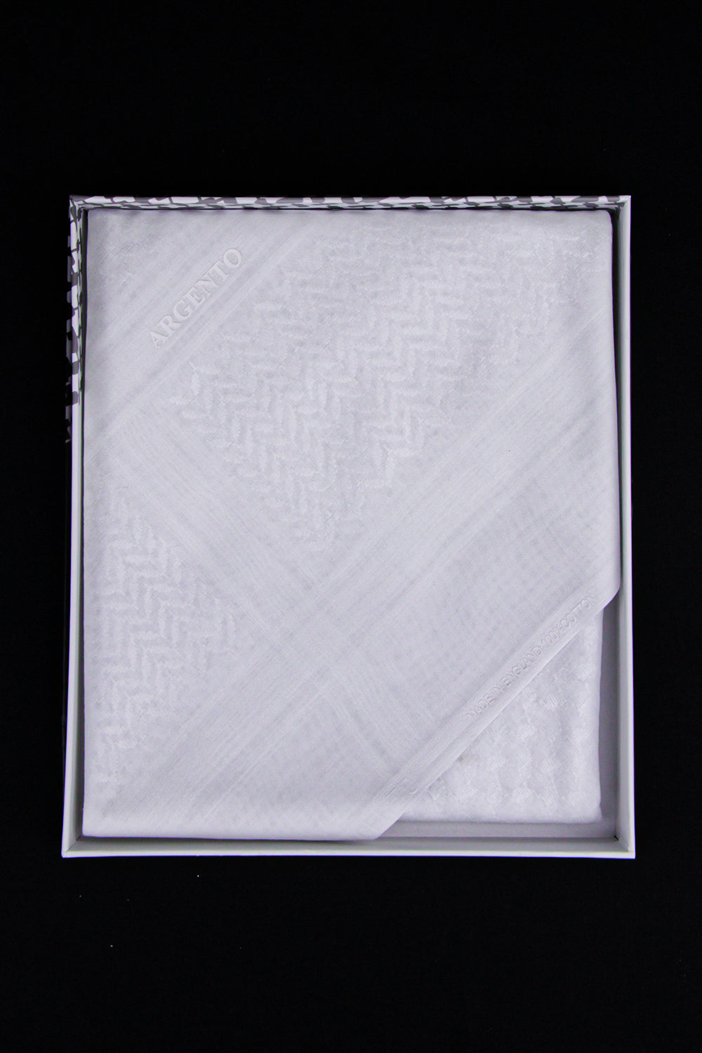 Argento Super Deluxe E-4 White Shemagh