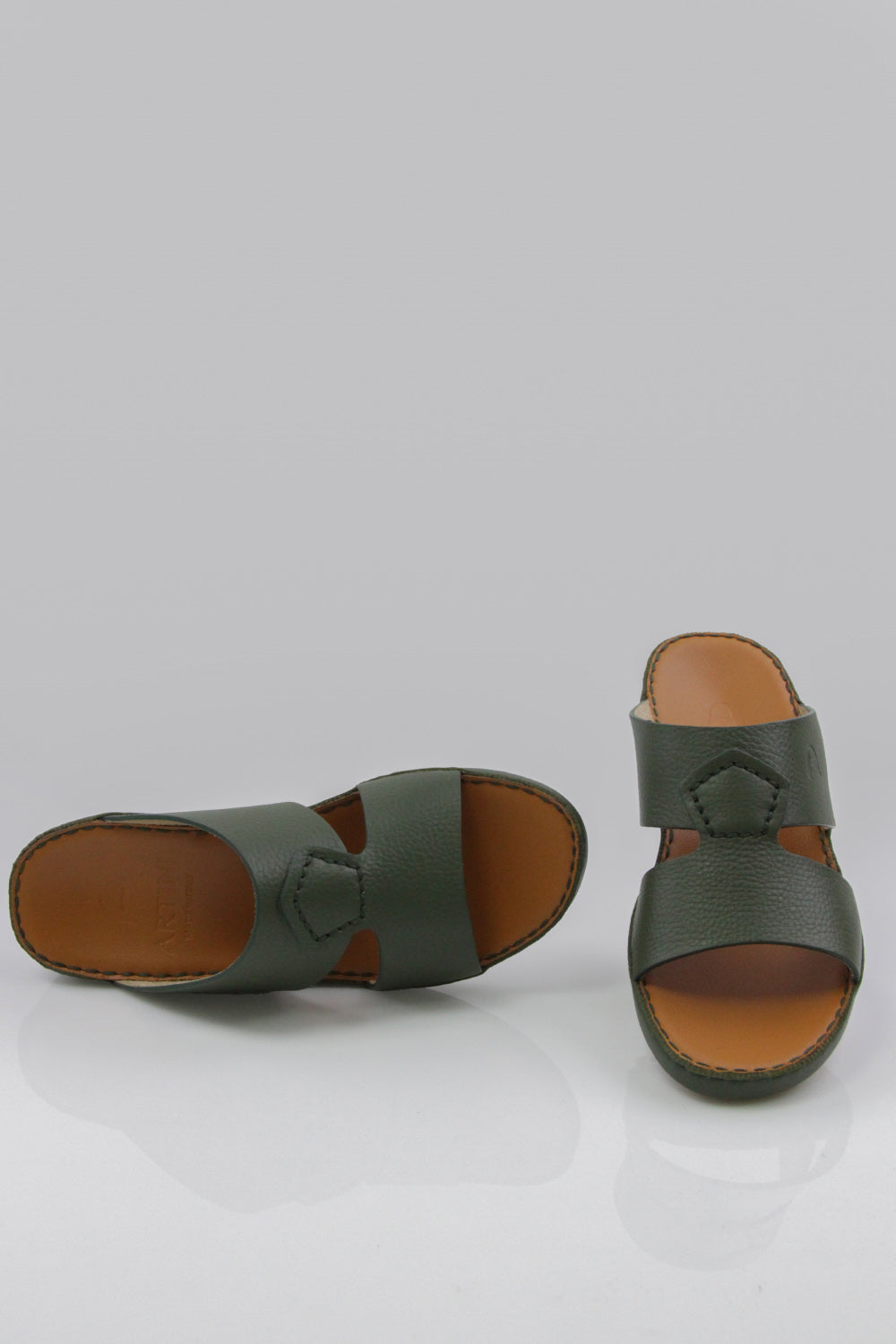 Classic Italian Scotch Calf Leather Slippers -AMT03