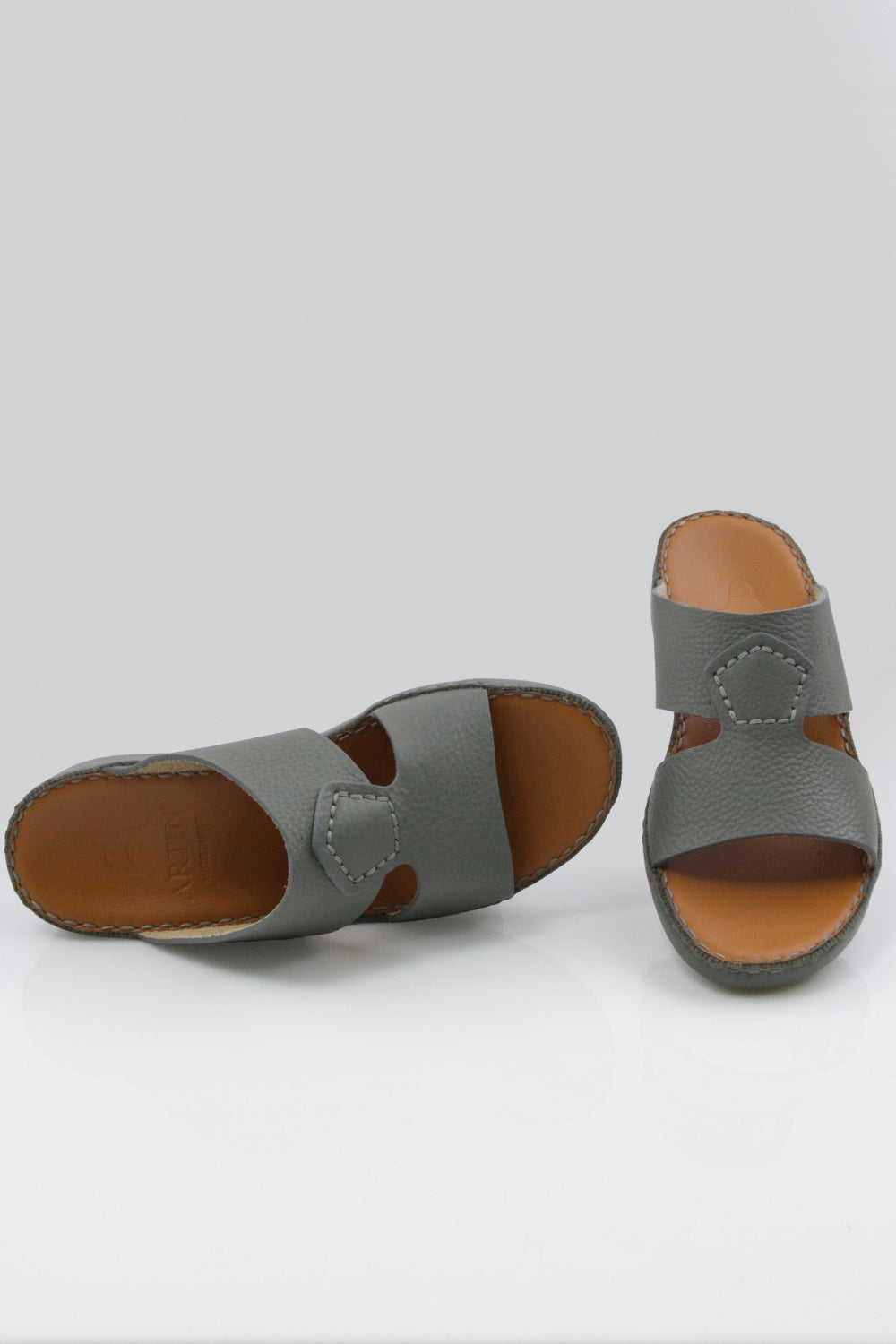 Classic Italian Scotch Calf Leather Slippers -AMT03