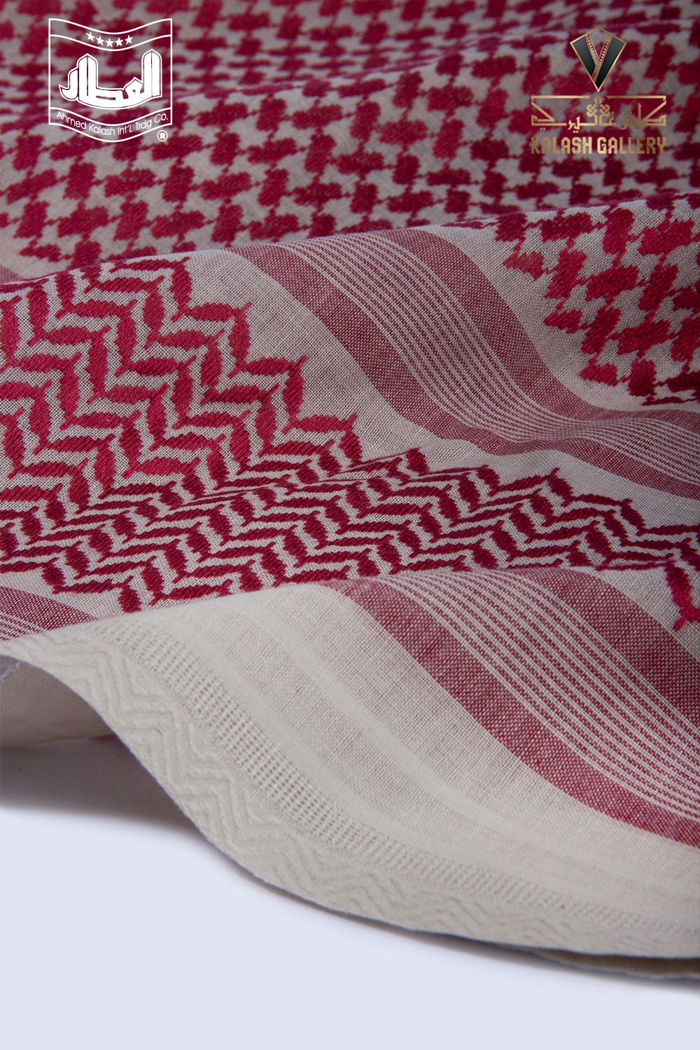 Attar Shemagh Red Blood Gazelle Winter - N01