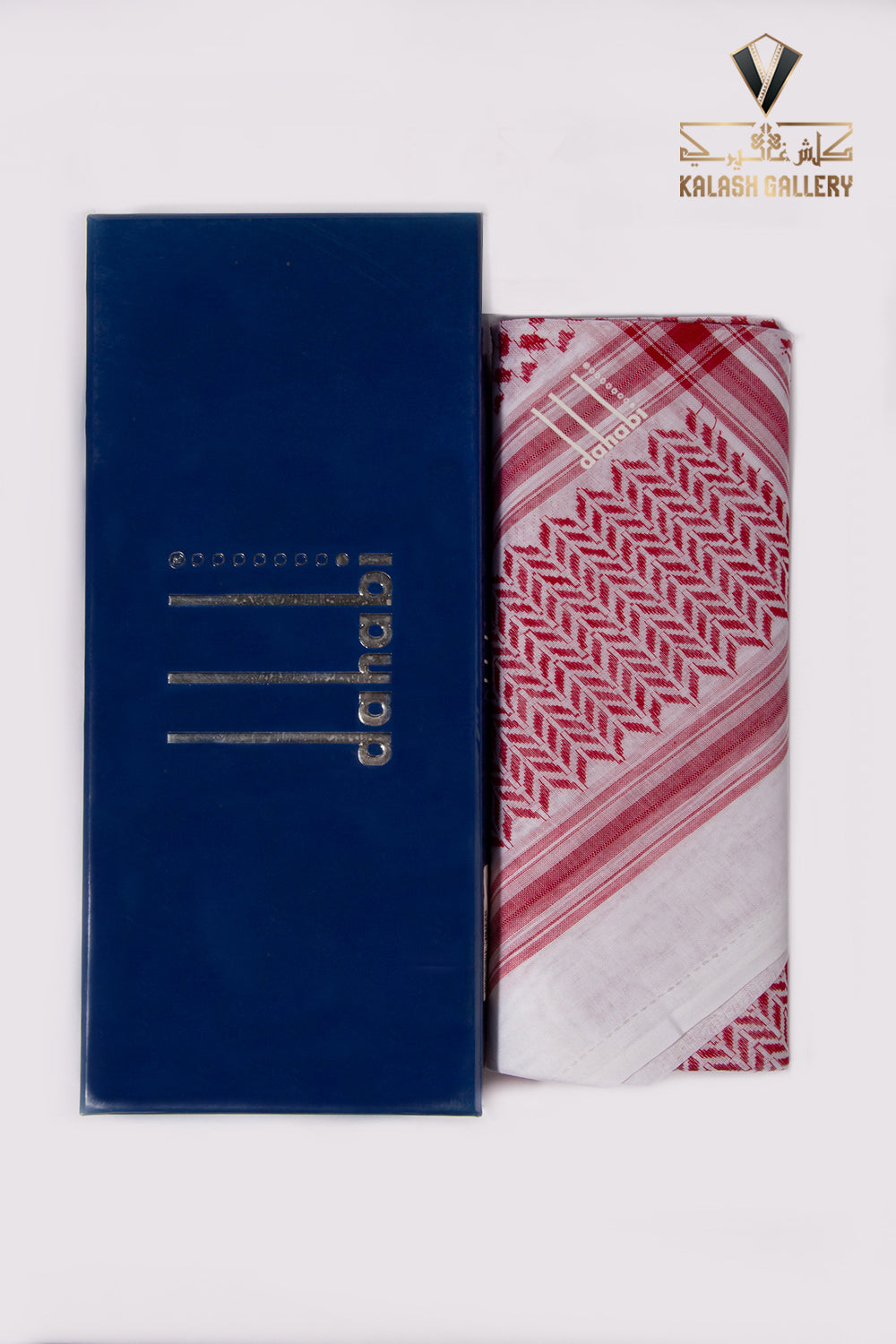 Deluxe Red Gold Shemagh - 12