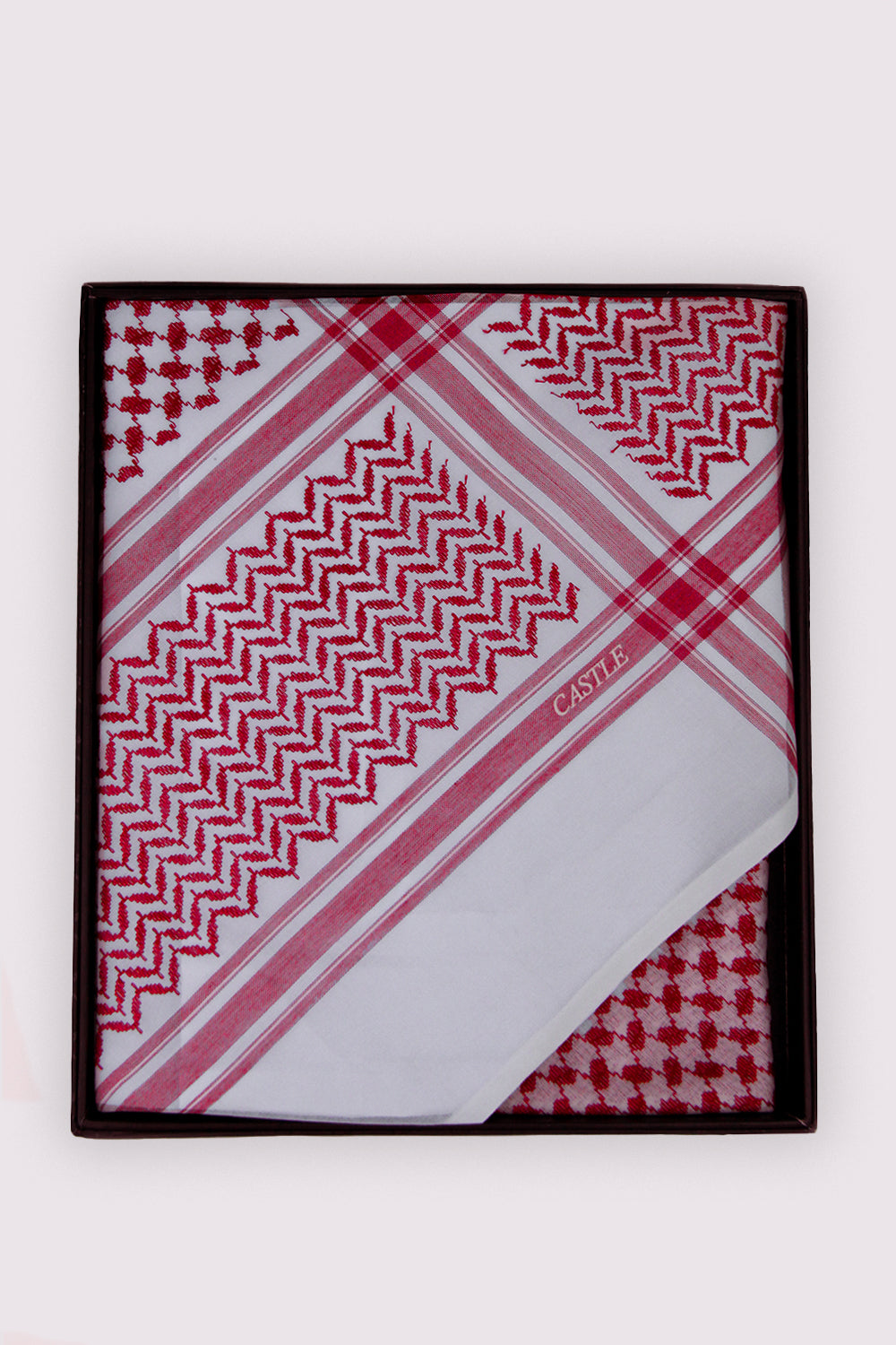 شماغ أحمر كاستل - 1112