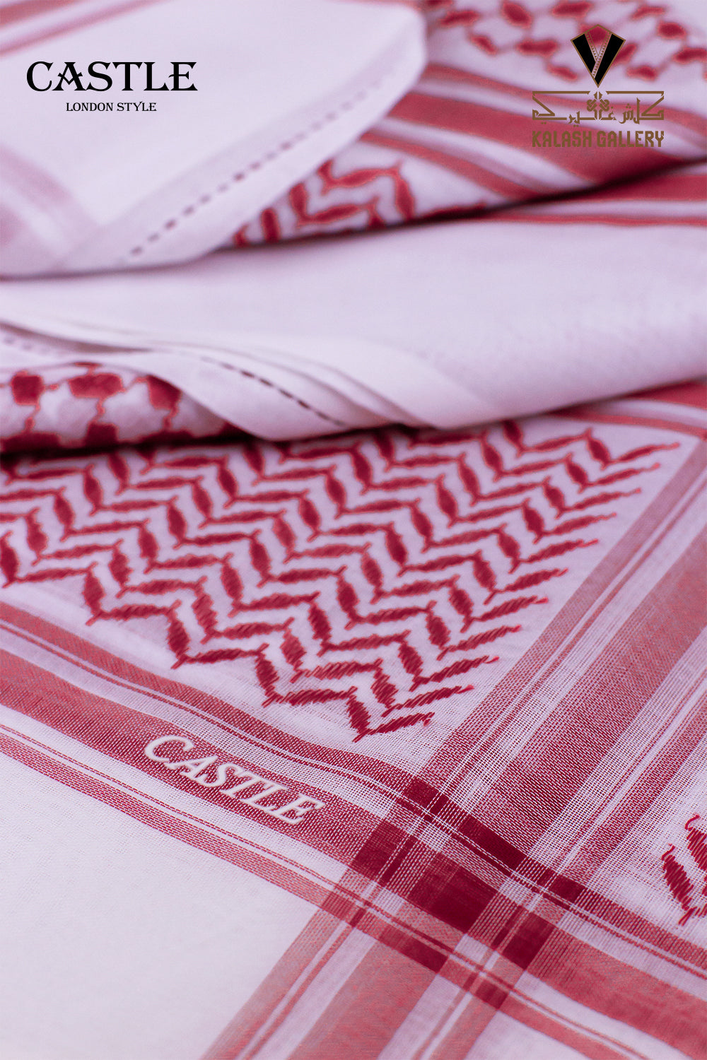 شماغ أحمر كاستل - 1112