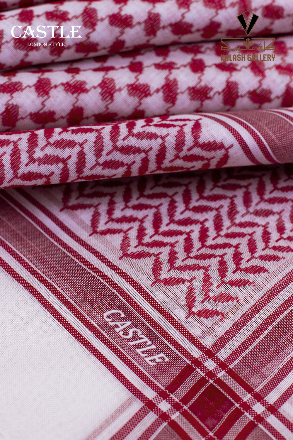 شماغ أحمر كاستل - 1109