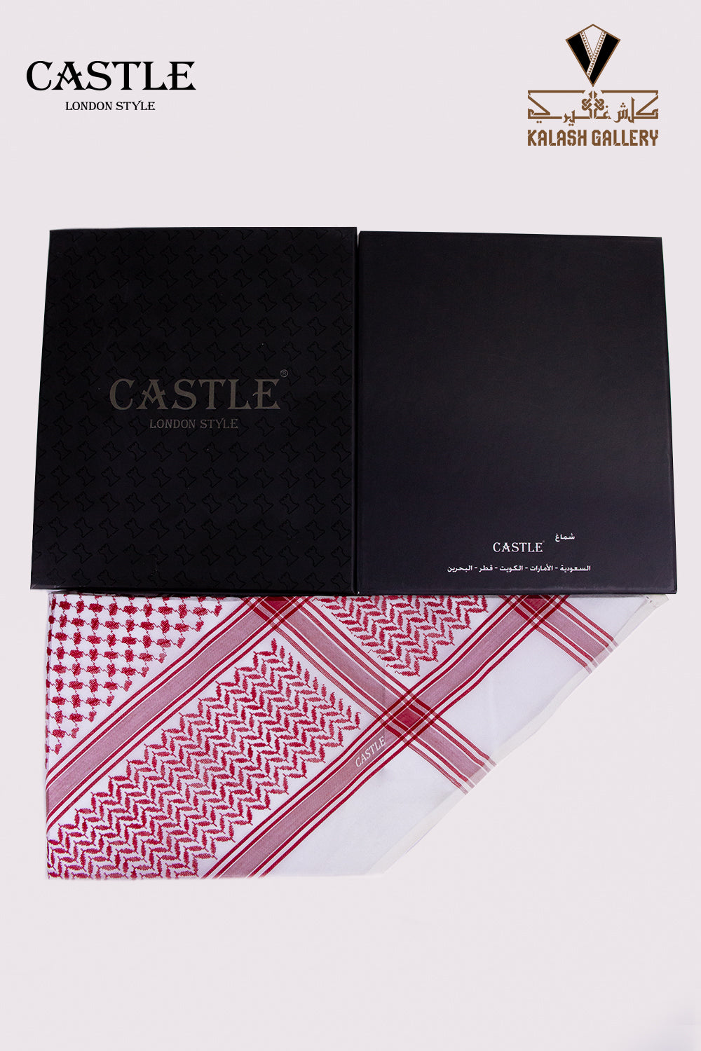 شماغ أحمر كاستل - 1109