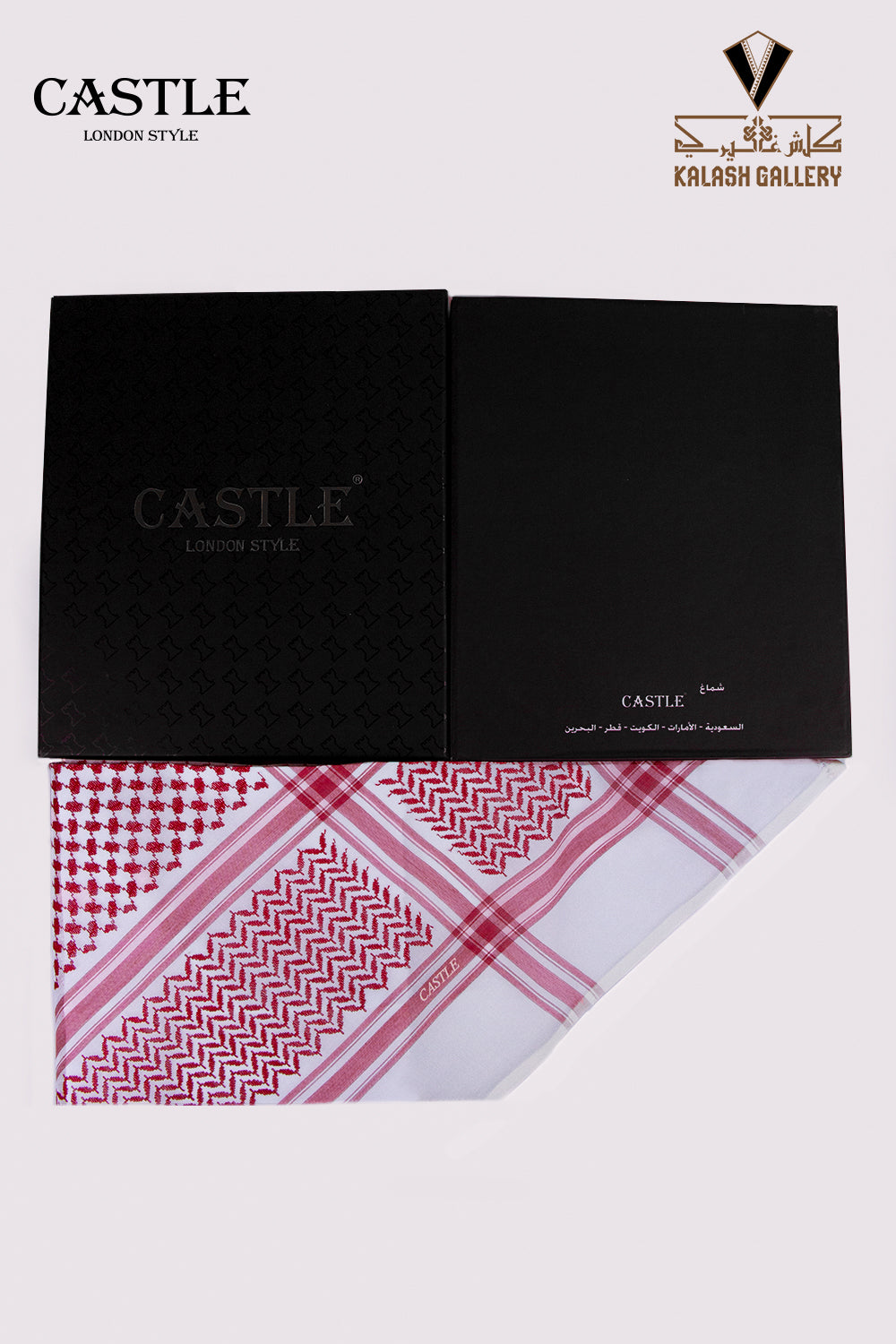 شماغ أحمر كاستل - 1112