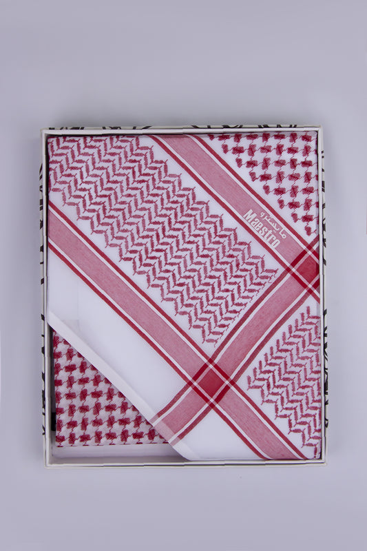 Maestro Deluxe Red Shemagh - 188