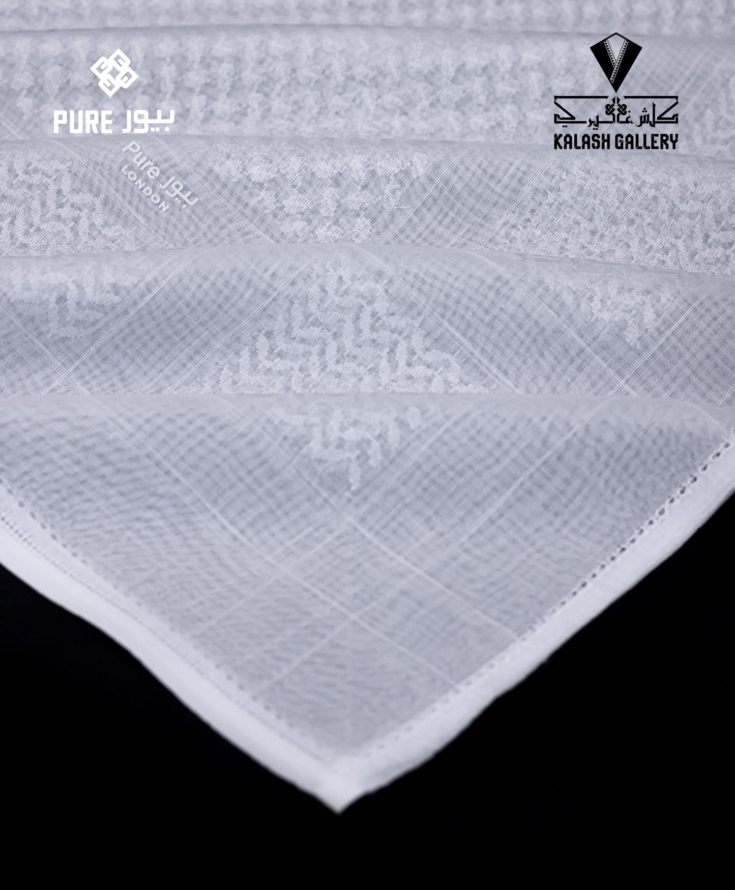 Pure White London Deluxe Shemagh-24