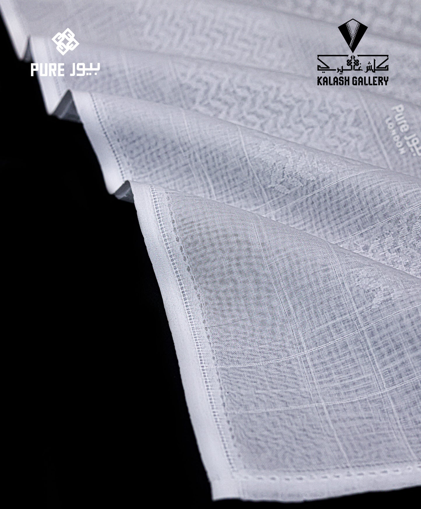 Pure White London Deluxe Shemagh-24