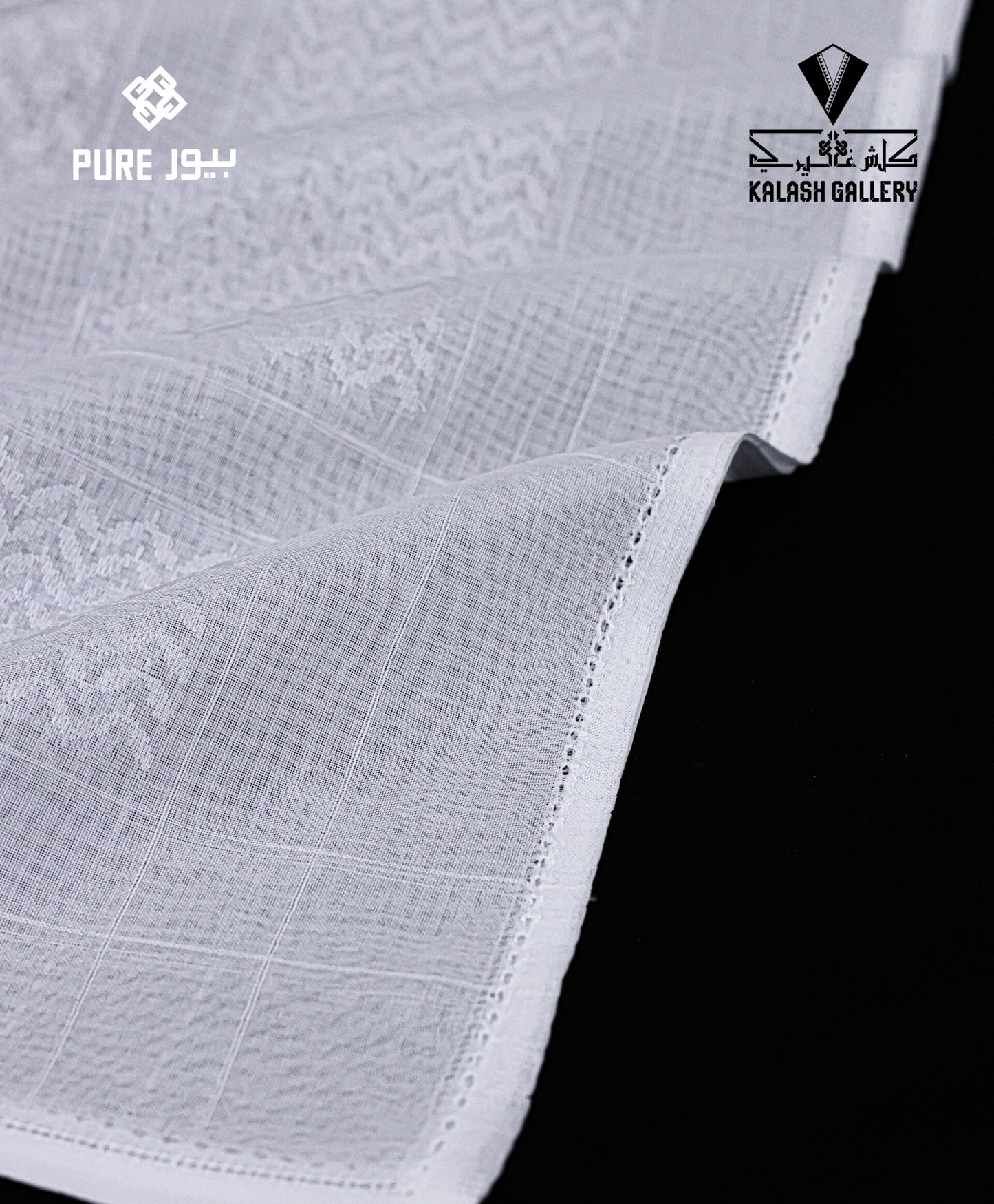 Pure White London Deluxe Shemagh-24