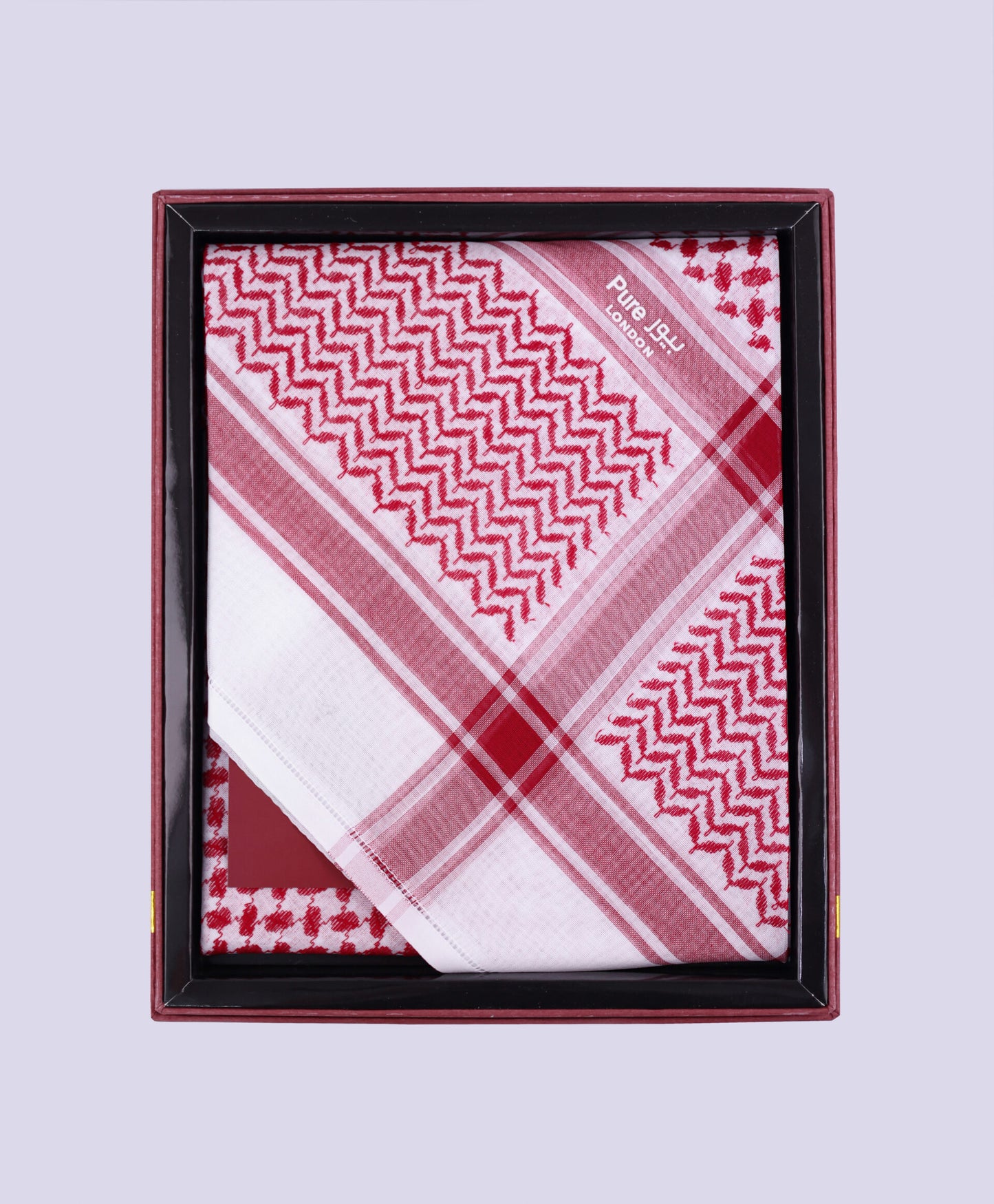 Pure Deluxe Red Shemagh-24