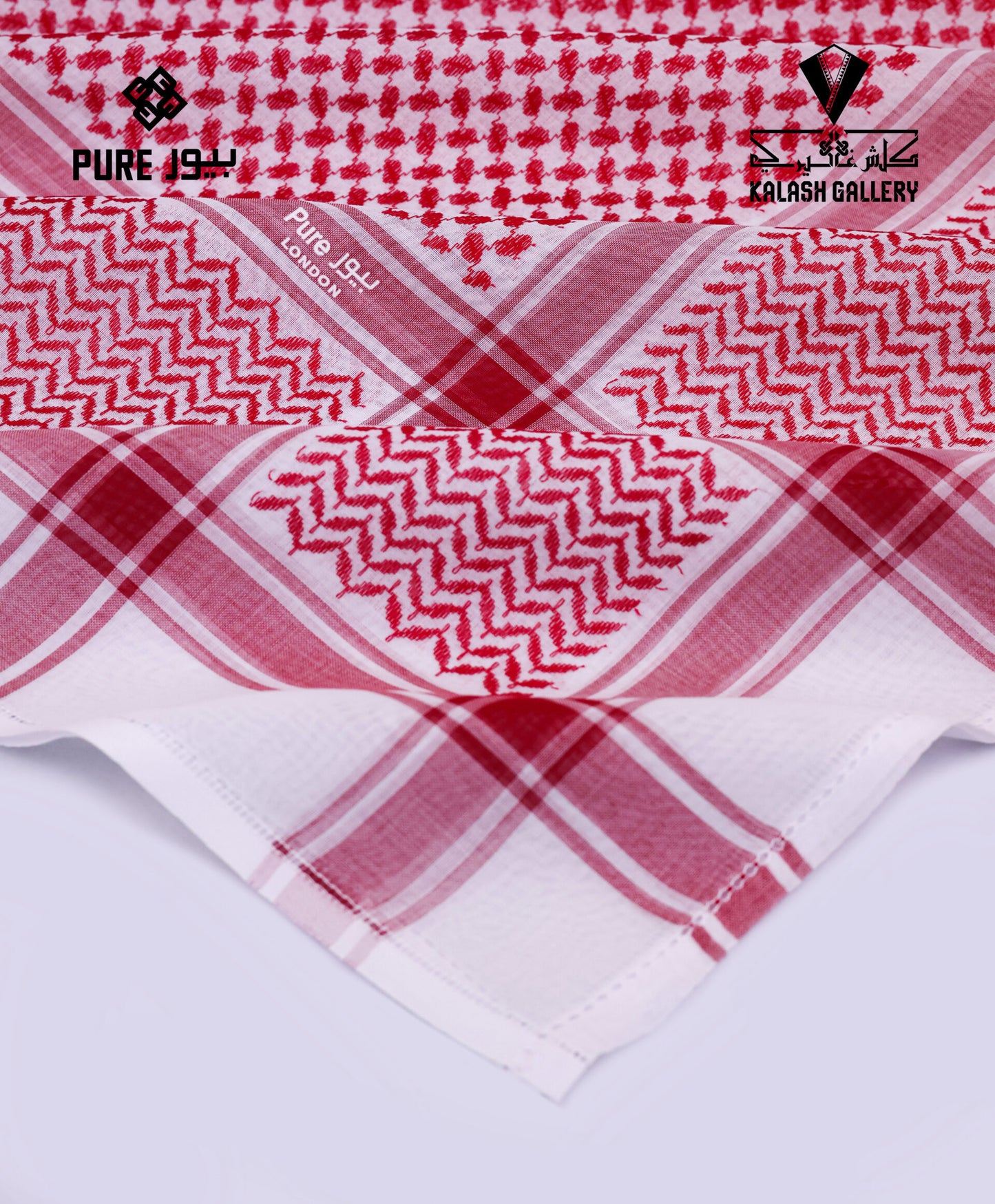 Pure Deluxe Red Shemagh-24