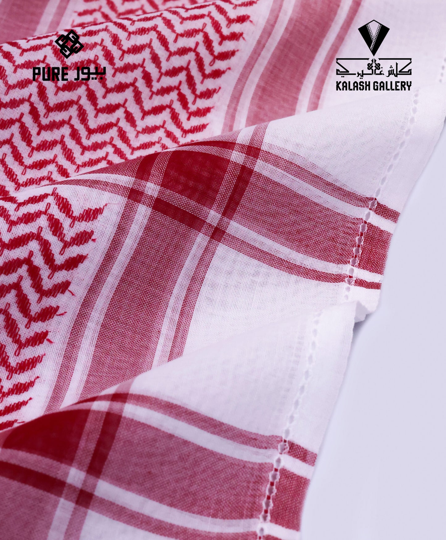Pure Deluxe Red Shemagh-24