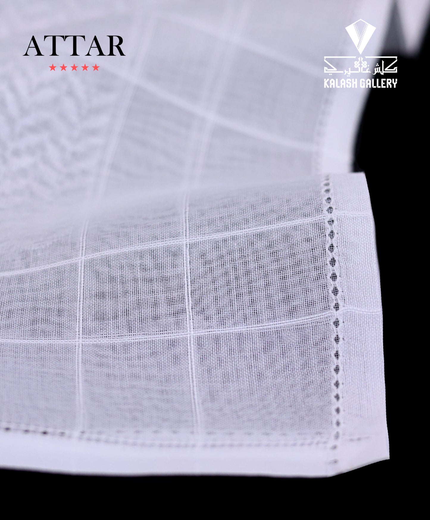 Attar Super Deluxe White Shemagh-24