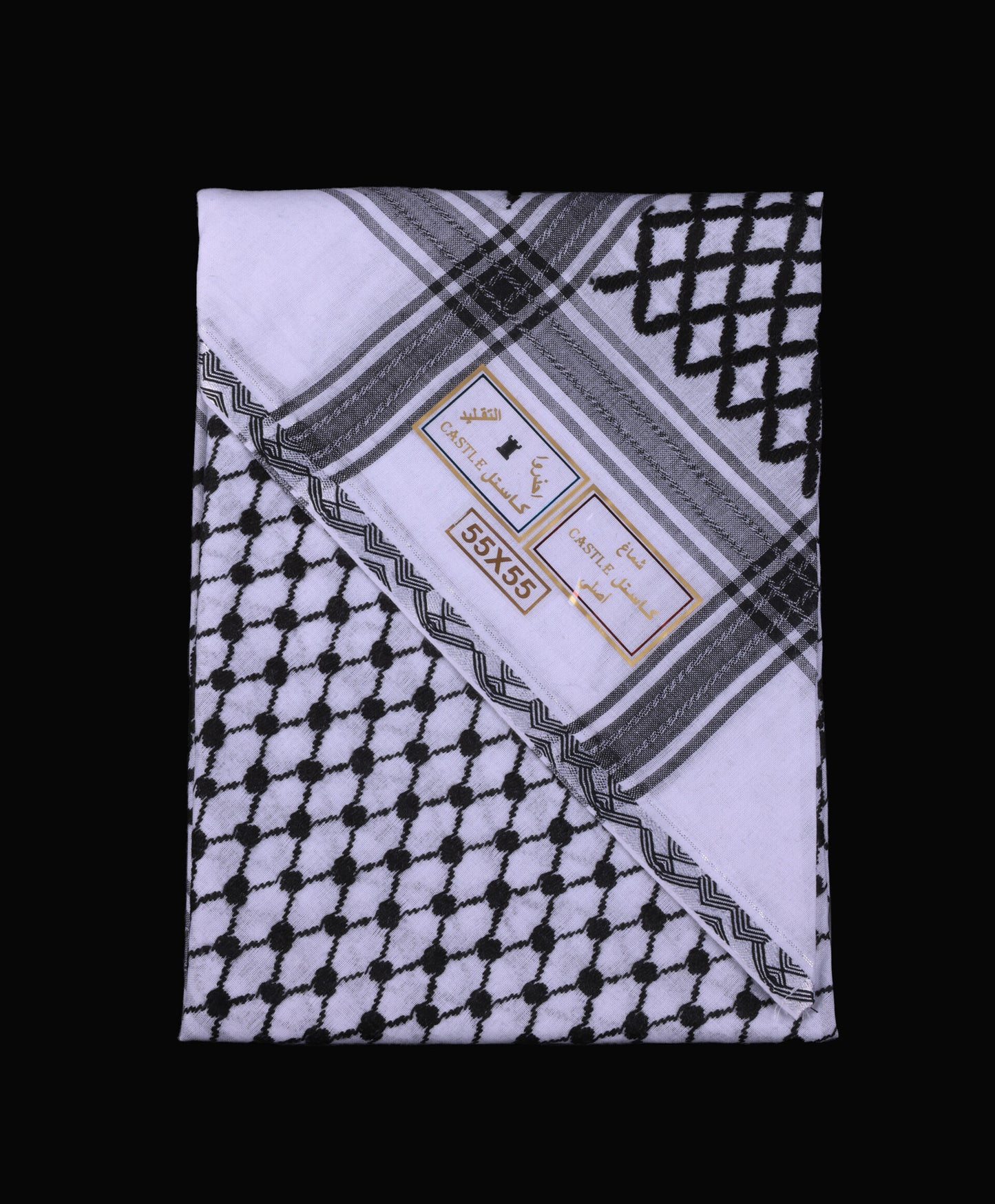 Super Deluxe Black Shemagh