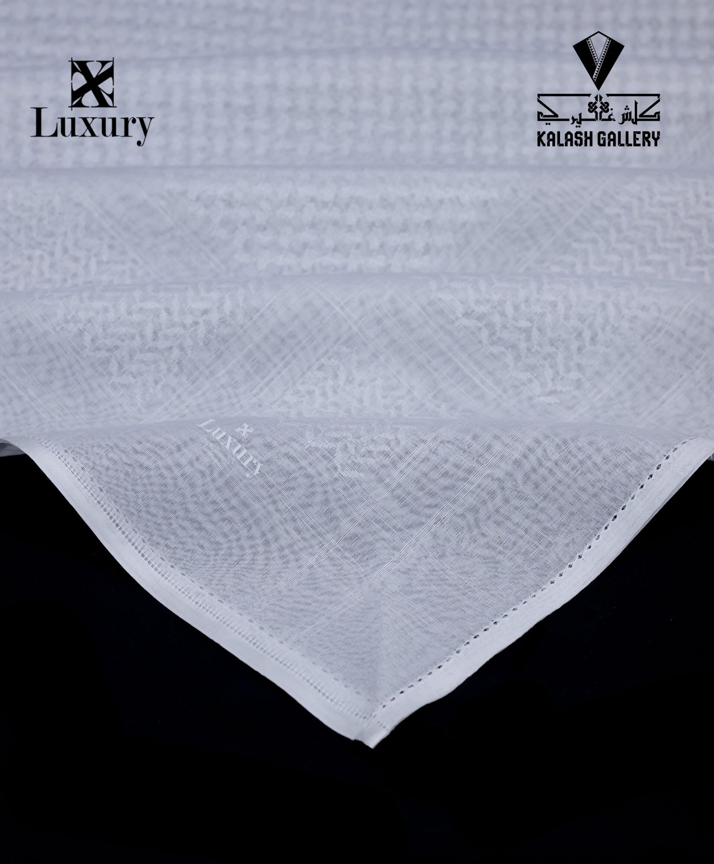 Luxurious white bronze shemagh - 18