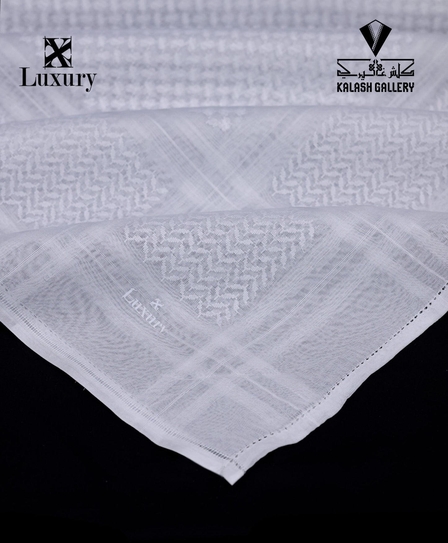 Luxurious white bronze shemagh - 11