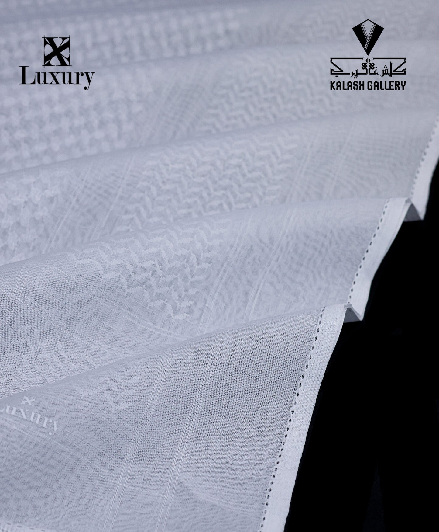 Luxurious white bronze shemagh - 18