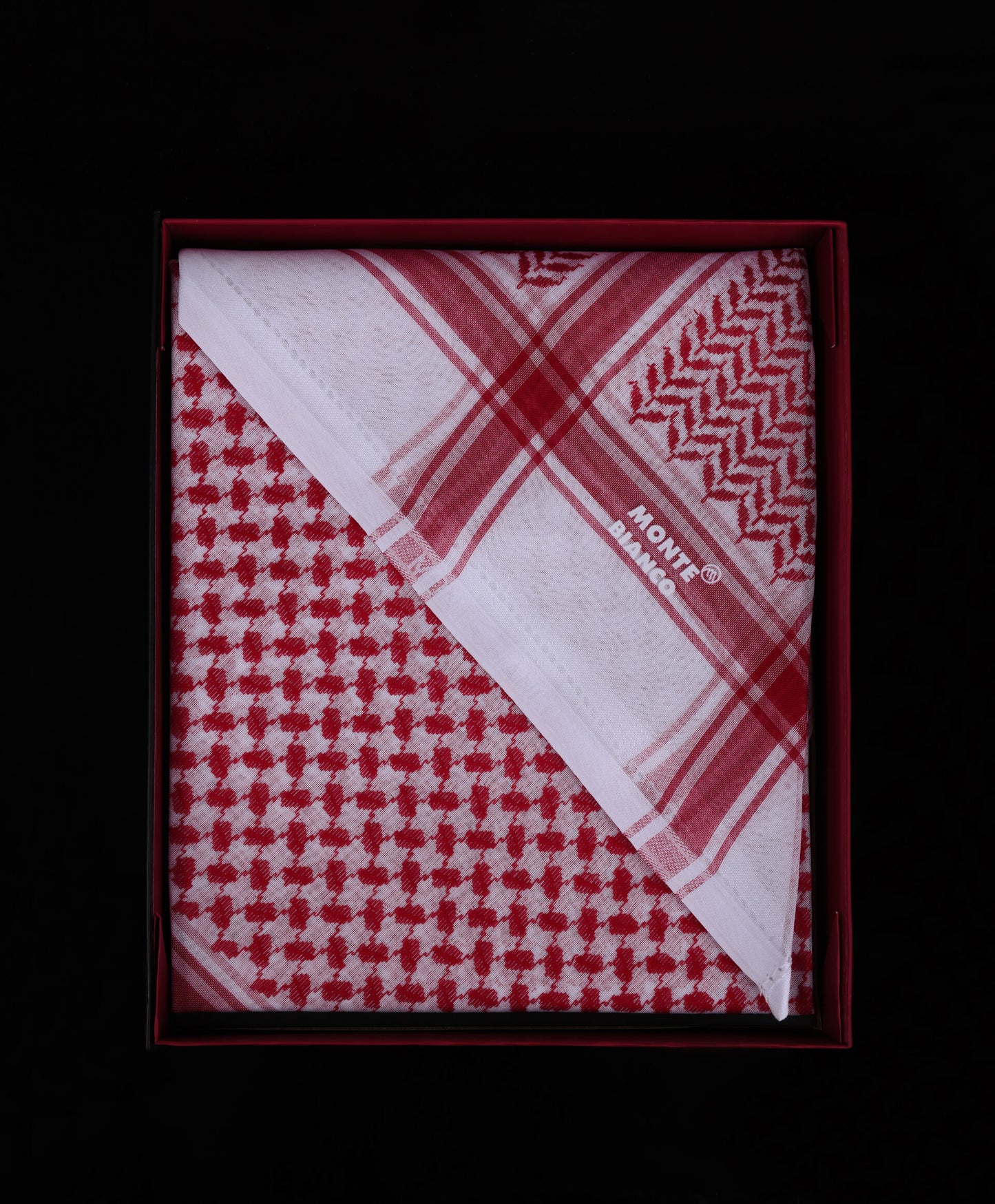 Red Monte Bianco Shemagh