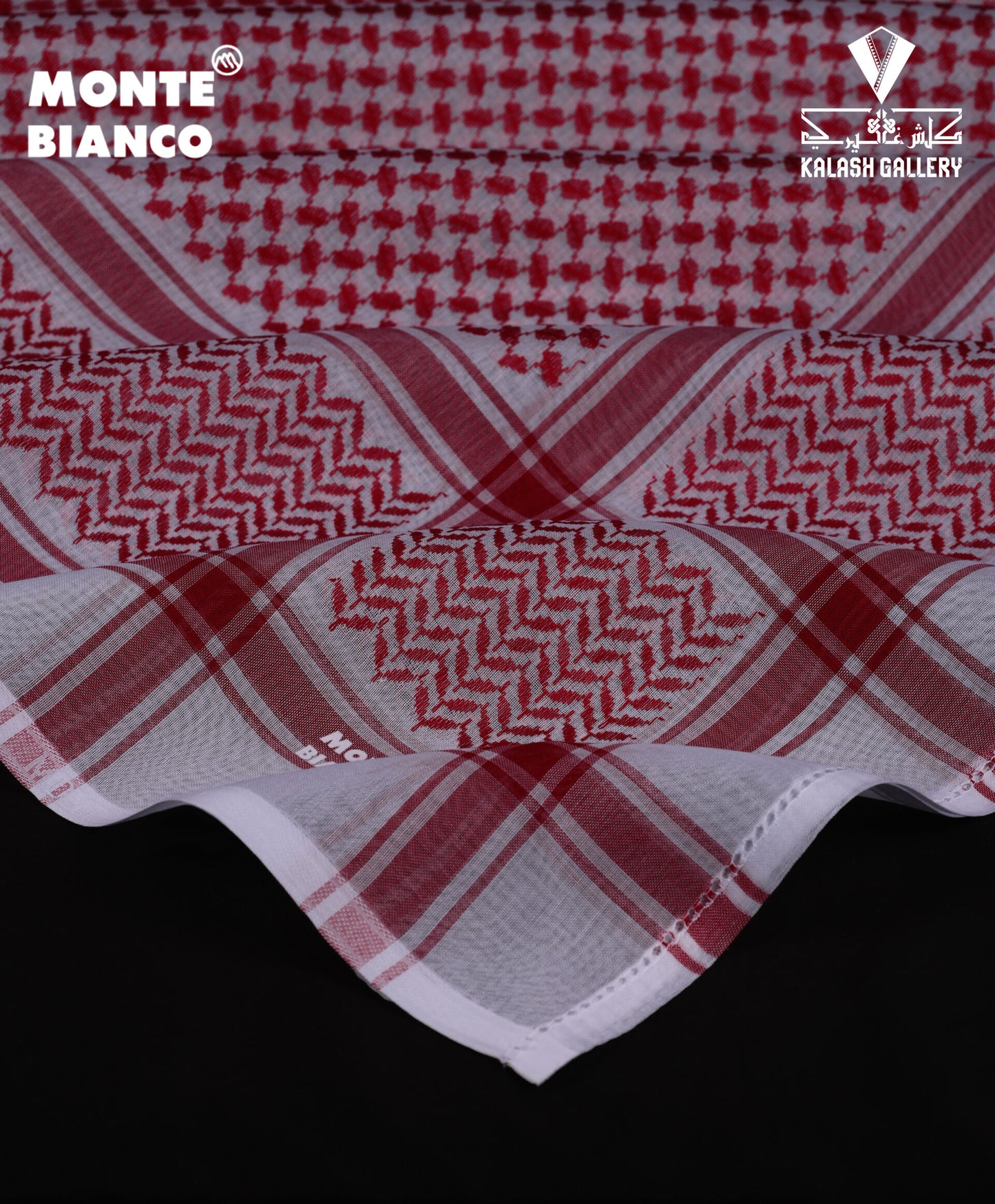 Red Monte Bianco Shemagh