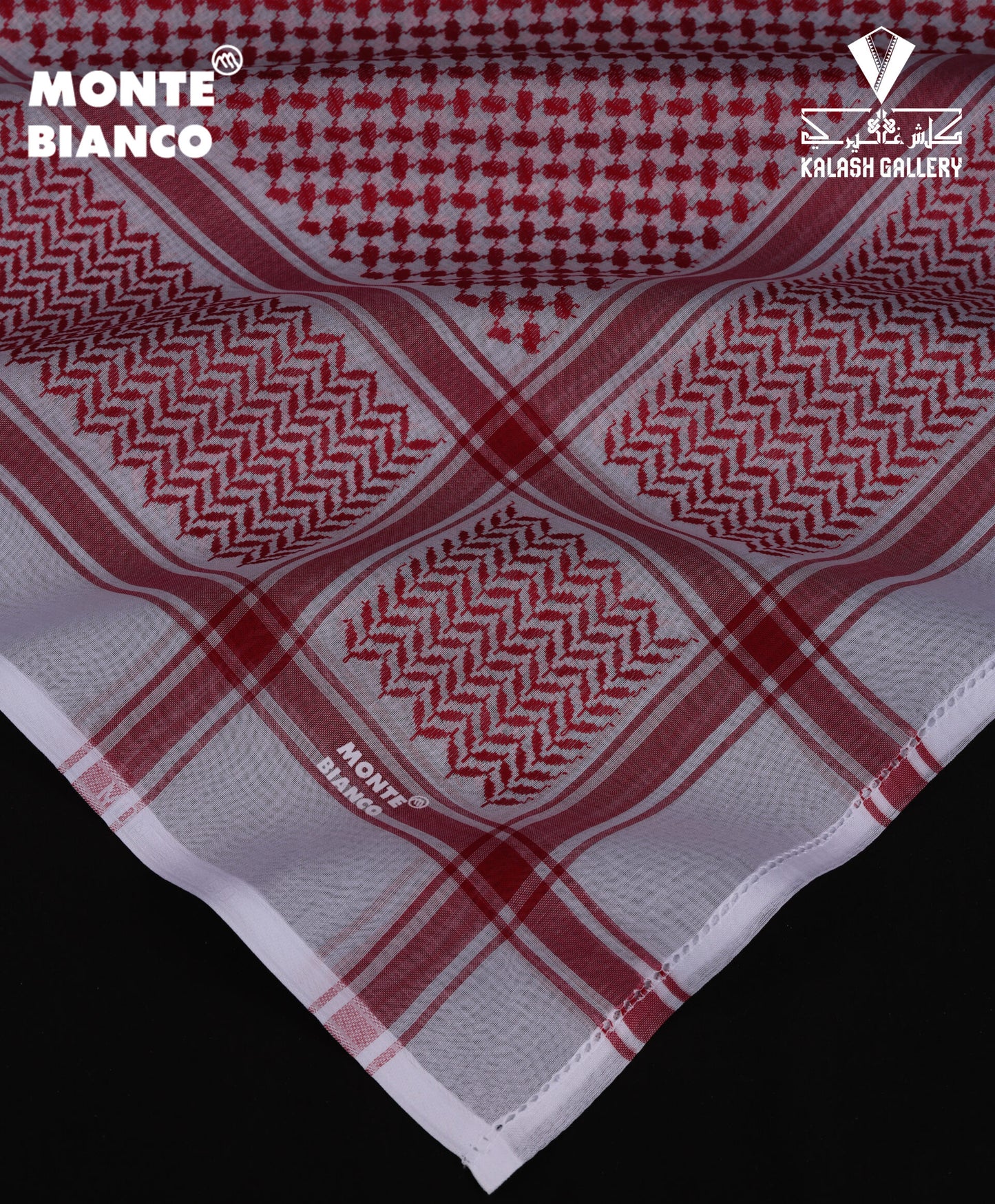 Red Monte Bianco Shemagh