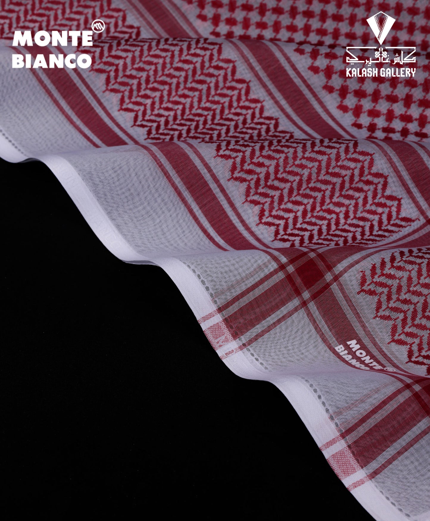 Red Monte Bianco Shemagh