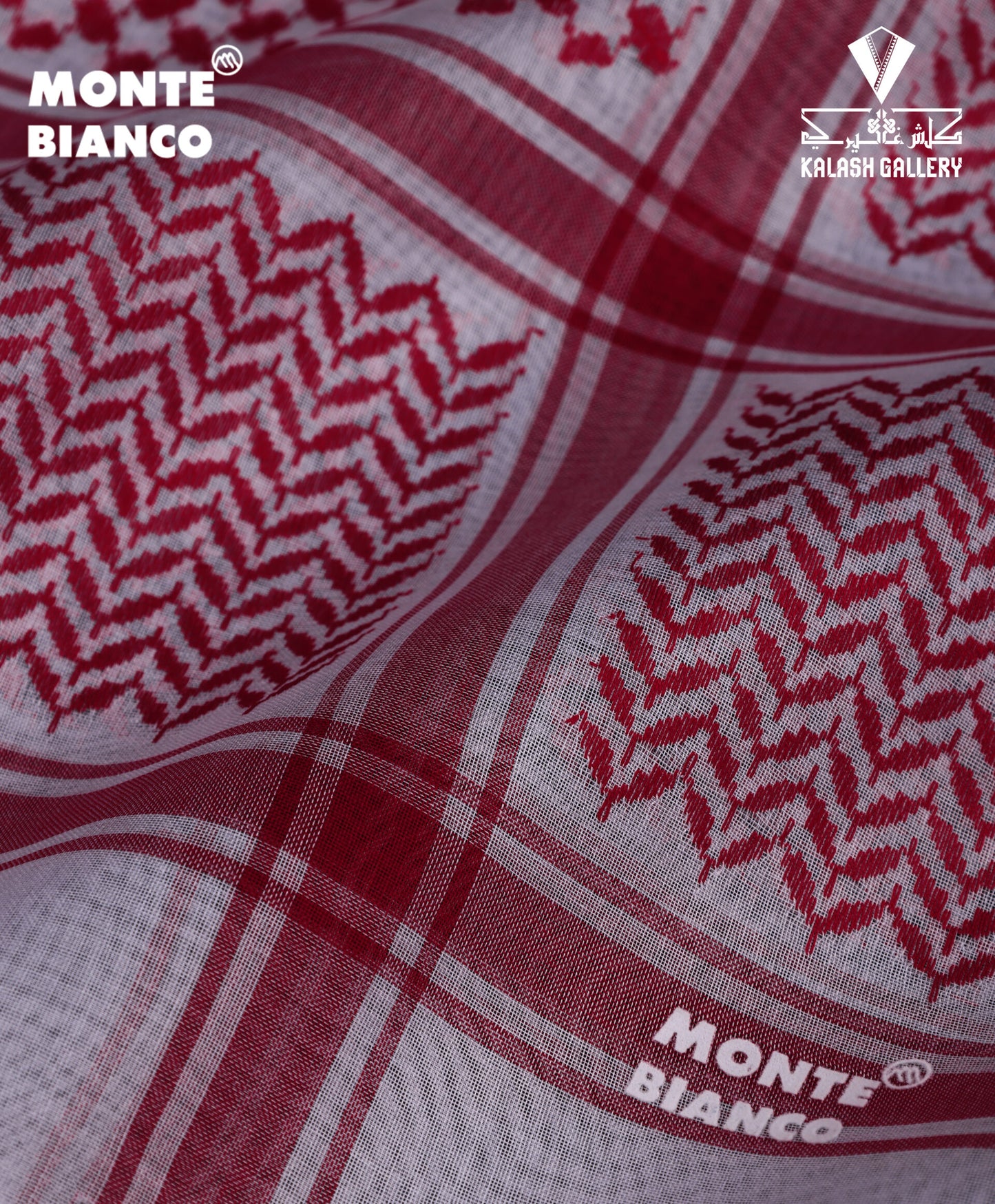Red Monte Bianco Shemagh