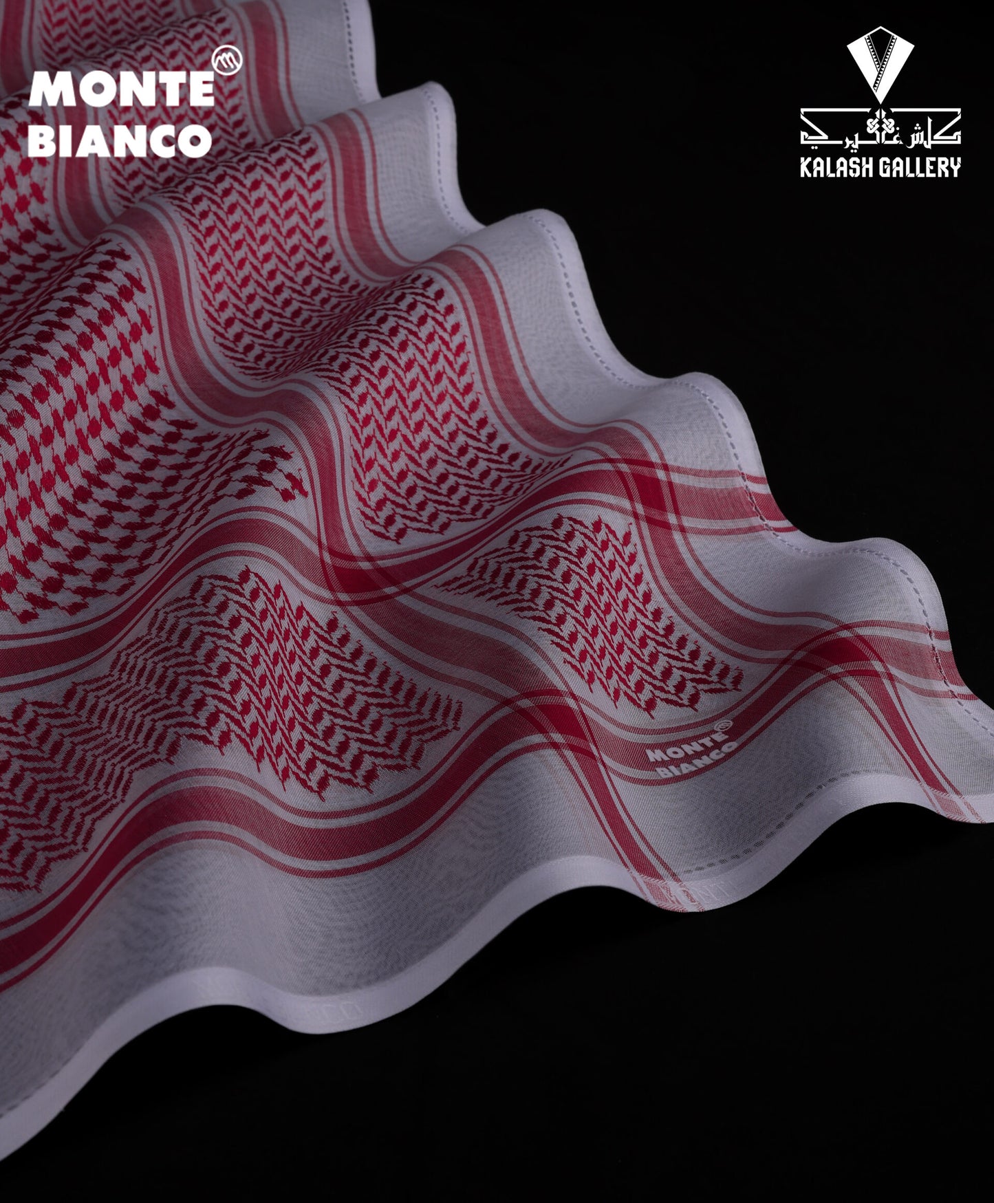 Red Monte Bianco Shemagh