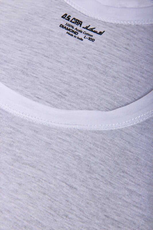 Oscar Diamond Undershirt 100% Cotton Acala