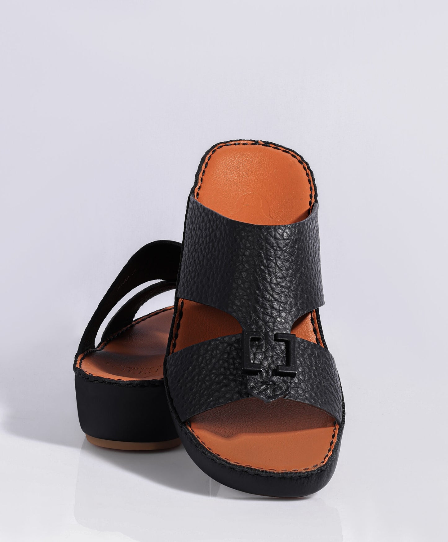 Artini Italian Double Scotch Leather Luxury Men's Slippers AMB15