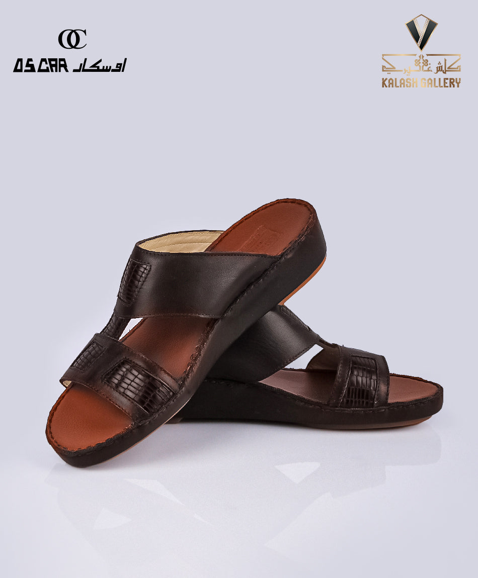Oscar Slippers Dark Brown -VMX01