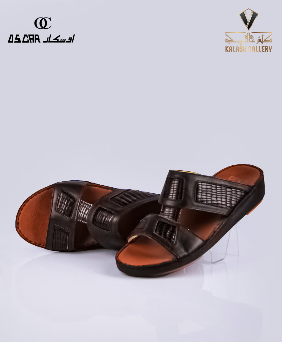 Oscar Slippers Dark Brown -VMX01