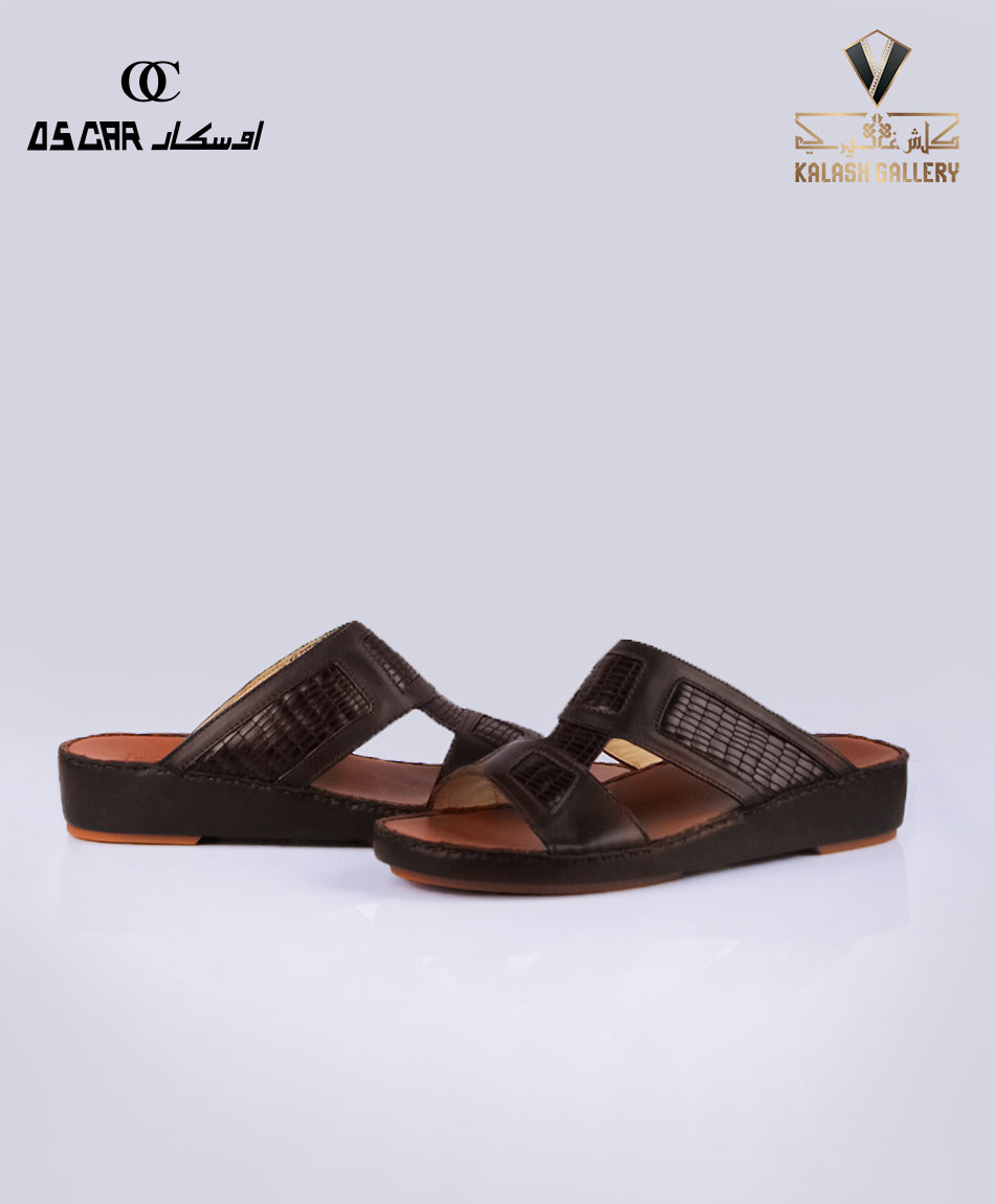 Oscar Slippers Dark Brown -VMX01