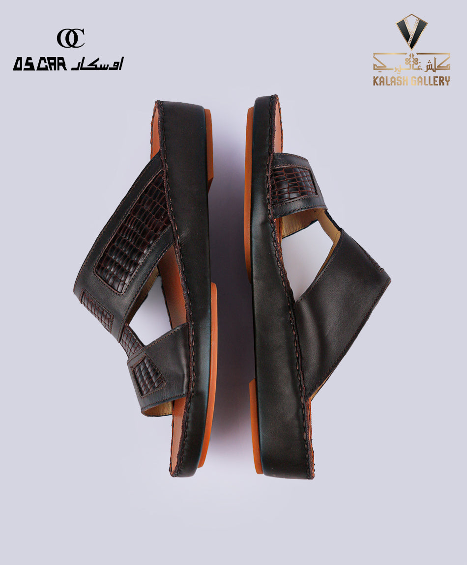 Oscar Slippers Dark Brown -VMX01
