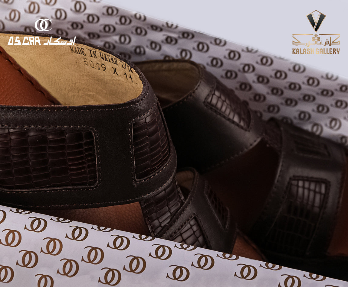 Oscar Slippers Dark Brown -VMX01