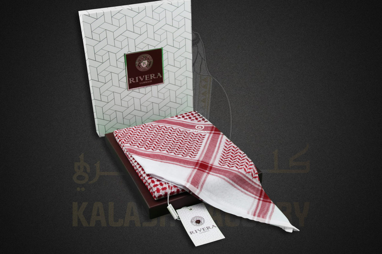 Rivera Shemagh Red R-1