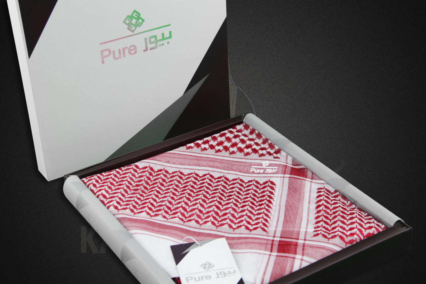 Pure Red Shemagh R-2