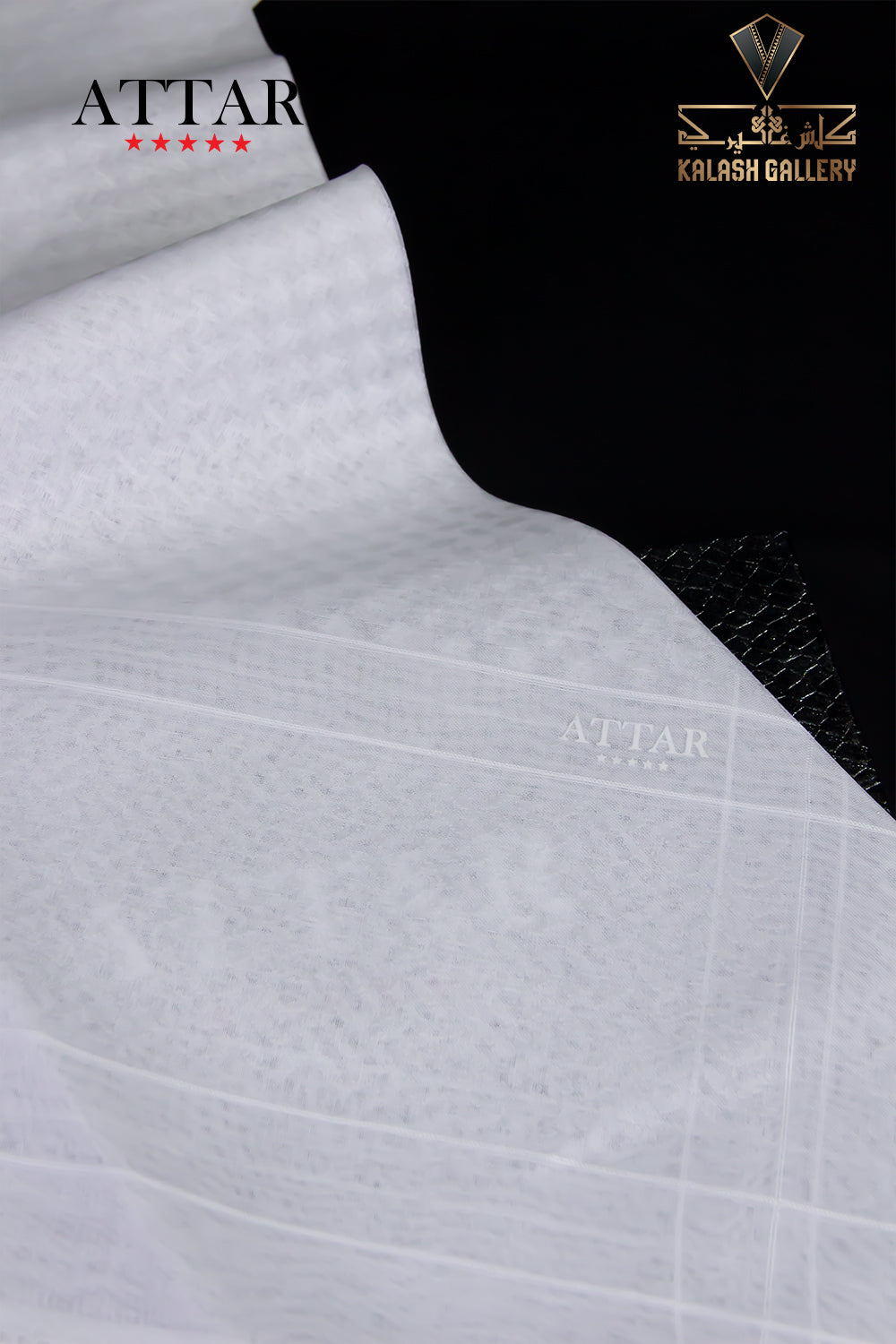 Attar Shemagh White Super Deluxe C16