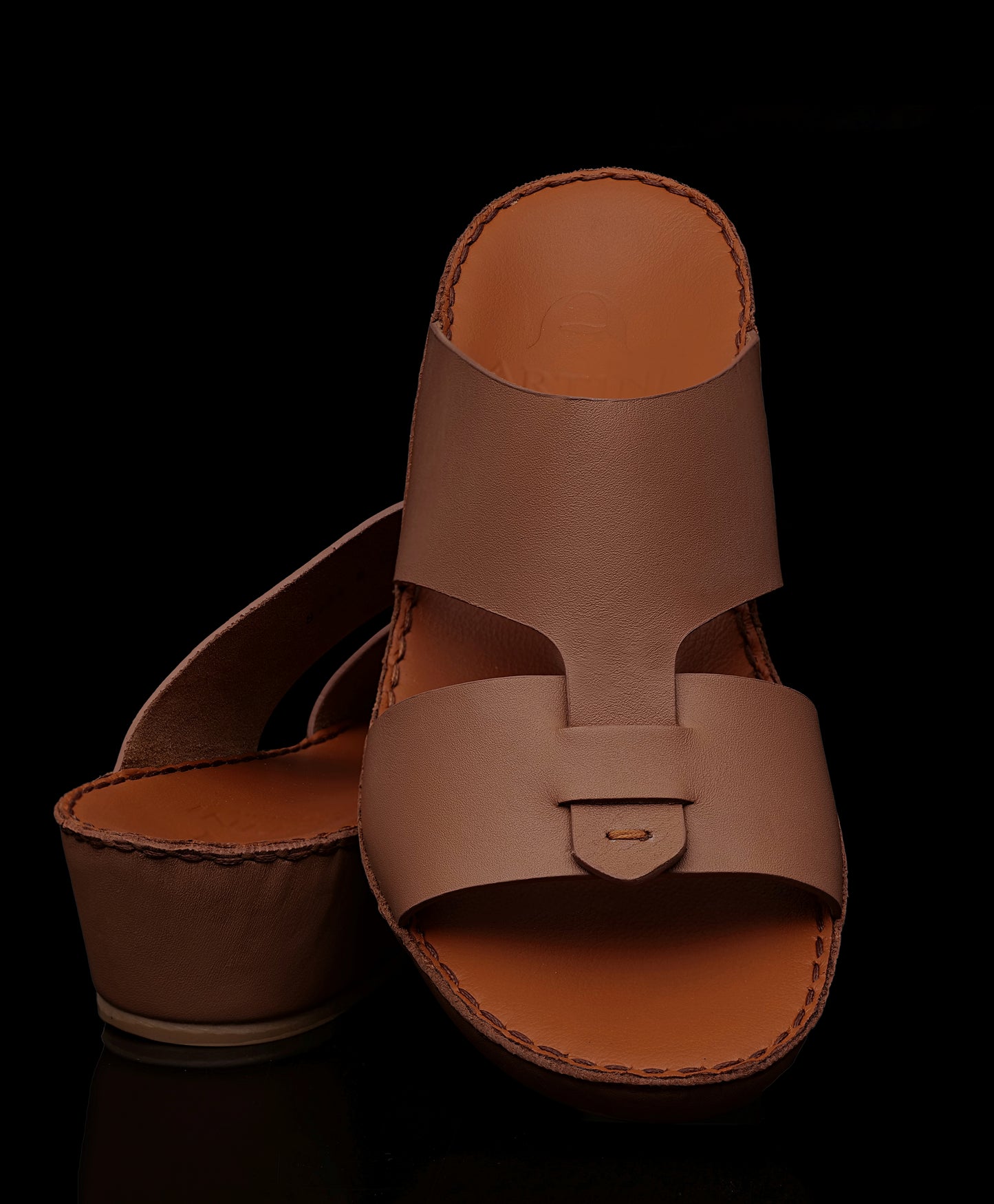Men's Luxury Artini Nova Calf Italian Leather Slippers | AMB17