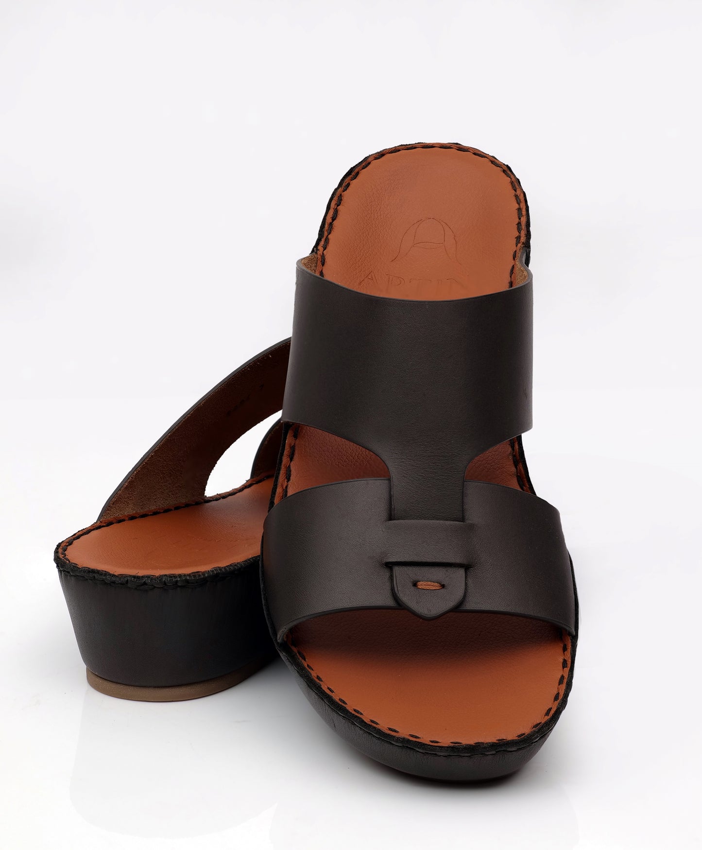 Men's Luxury Artini Nova Calf Italian Leather Slippers | AMB17