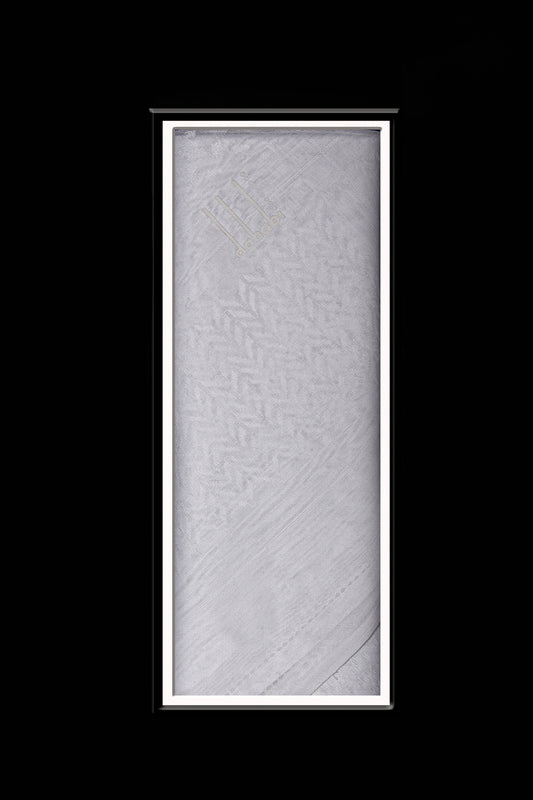 Deluxe White Gold Shemagh - 12