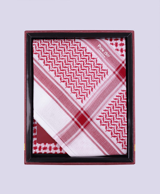Pure Deluxe Red Shemagh-24